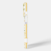Coques Case-Mate iPhone Vignes de citron avec des nœuds coquettes monogram (Verso / Gauche)