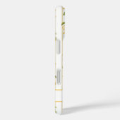 Coques Case-Mate iPhone Vignes de Citron avec des Nœuds Coquettes Monogram (Verso / Droite)