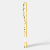Coques Case-Mate iPhone Vignes de Citron avec des Nœuds Coquettes Monogram (Verso / Gauche)