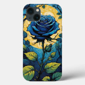 Coques Case-Mate iPhone Vignes Roses bleues 3 (Verso)