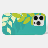 Coques Case-Mate iPhone Vignes vertes et Turquoises (Verso (horizontal))