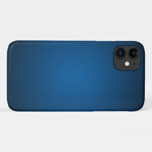Coques Case-Mate iPhone Vignette cool bleu-noir gris (Dos (Horizontal))