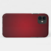 Coques Case-Mate iPhone Vignette Grainy rouge-noir (Dos (Horizontal))