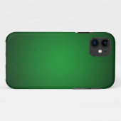 Coques Case-Mate iPhone Vignette Grainy Vert-Noir (Dos (Horizontal))
