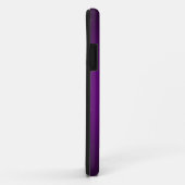 Coques Case-Mate iPhone Vignette Violet-Noir Grainy (Dos/Droite)