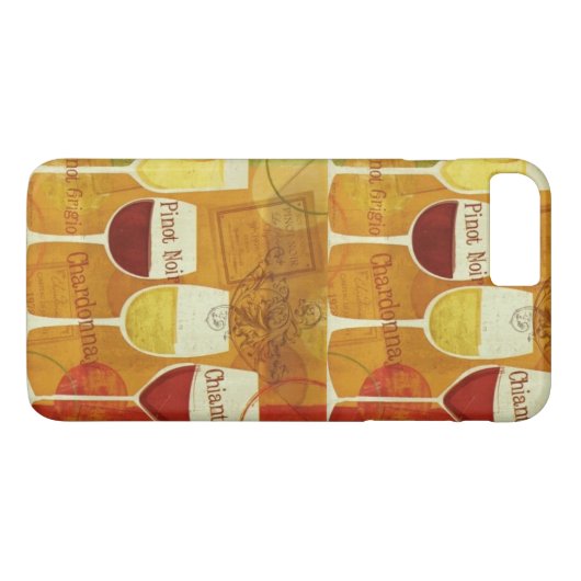 Coques Case-Mate iPhone Vignoble blanc rouge (Dos (Horizontal))