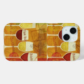 Coques Case-Mate iPhone Vignoble blanc rouge Pomme vinicole (Verso (horizontal))