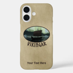 Coques iPhone 16 Viking Navire Et Lumières Du Nord