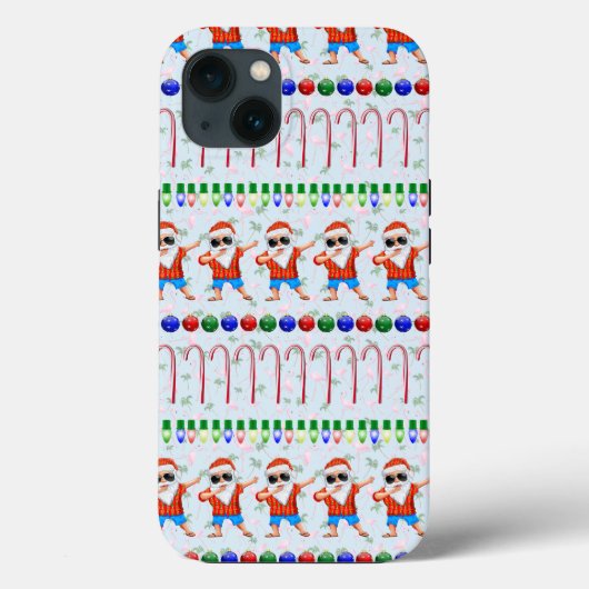Coques Case-Mate iPhone Vilain Noël Dabbing Père Noël (Verso)