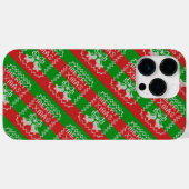 Coques Case-Mate iPhone Vilain pull motif sonnettes Joyeux fils Xmas (Verso (horizontal))