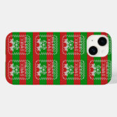Coques Case-Mate iPhone Vilain pull motif sonnettes Joyeux fils Xmas (Verso (horizontal))