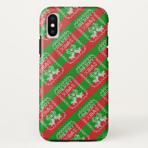 Case-Mate iPhone Case Vilain pull motif sonnettes Joyeux fils Xmas