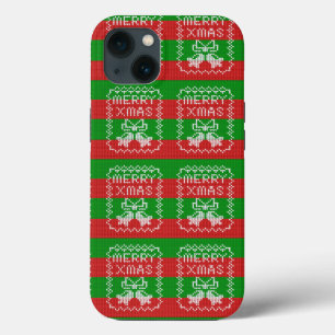 Case-Mate iPhone Case Vilain pull motif sonnettes Joyeux fils Xmas