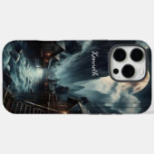 Coques Case-Mate iPhone Village à la lune (Verso (horizontal))