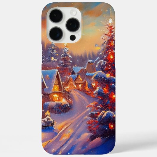 Coques Case-Mate iPhone Village d'hiver (Verso)