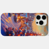 Coques Case-Mate iPhone Village d'hiver (Verso (horizontal))