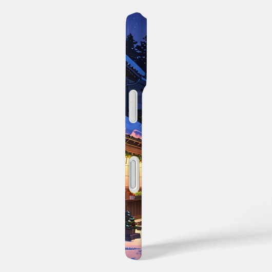 Coques Case-Mate iPhone Village d'hiver (Verso / Droite)