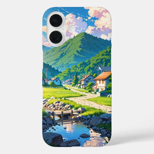 Coques Case-Mate iPhone Village paisible (Verso)
