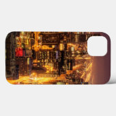 Coques Case-Mate iPhone Ville de nuit de Chicago (Verso (horizontal))