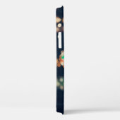 Coques Case-Mate iPhone Ville de nuit : Lumières floues rétro. (Verso / Droite)