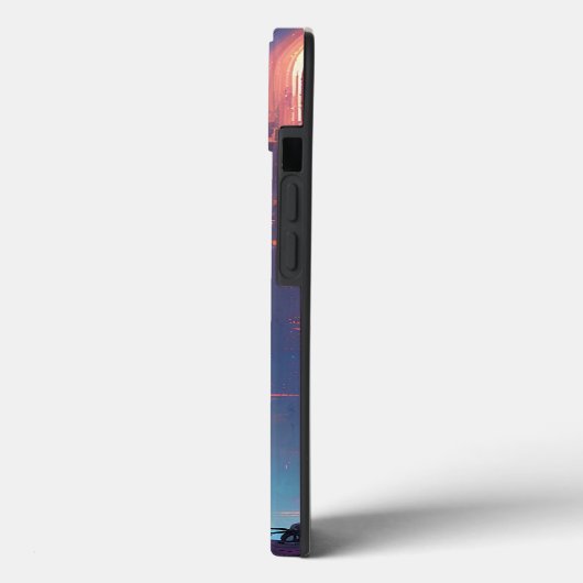 Coques Case-Mate iPhone Ville futuriste de science-fiction (Verso / Gauche)