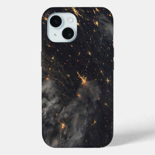 Coque Pour iPhone 15 Ville Lumière La Nuit Sur La Planète Terre