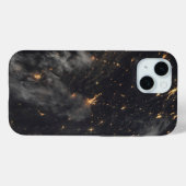 Coques Case-Mate iPhone Ville Lumière La Nuit Sur La Planète Terre (Verso (horizontal))
