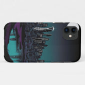 Coques Case-Mate iPhone ville nocturne (Dos (Horizontal))