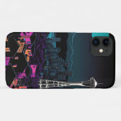 Coques Case-Mate iPhone ville nocturne (Dos (Horizontal))