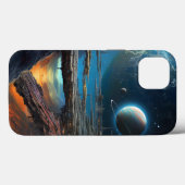 Coques Case-Mate iPhone Ville spatiale futuriste de science-fiction (Verso (horizontal))