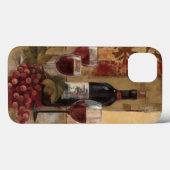 Coques Case-Mate iPhone Vin bouteille et verres à vin (Verso (horizontal))