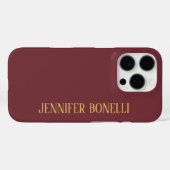 Coques Case-Mate iPhone Vin & Or Couleur Professionnel Moderne et tendance (Verso (horizontal))