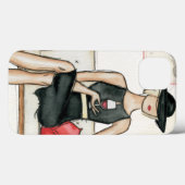 Coques Case-Mate iPhone Vin potable de Fashionista (Verso (horizontal))
