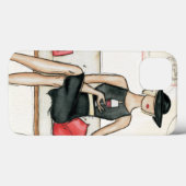 Coques Case-Mate iPhone Vin potable de Fashionista (Verso (horizontal))