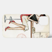 Coques Case-Mate iPhone Vin potable de femme à la mode (Verso (horizontal))