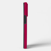 Coques Case-Mate iPhone Vin rouge pourpre solide (Verso / Droite)