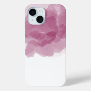 Coque Pour iPhone 15 Vin violet de luxe Magic Rose couleur Art Abstrait