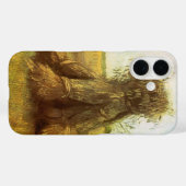 Coques Case-Mate iPhone Vincent van Gogh - Chênes du blé (Verso (horizontal))