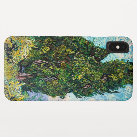Coques Case-Mate iPhone Vincent Van Gogh Cyprès Art (Dos (Horizontal))
