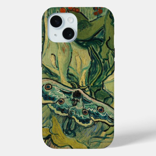 Coques Case-Mate iPhone Vincent van Gogh - Giant Peacock Moth (Verso)