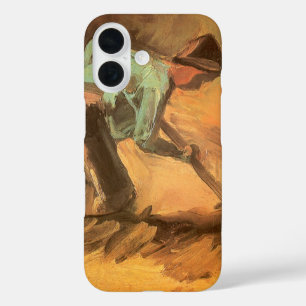 Coques iPhone 16 Vincent van Gogh - Homme se baissant avec un bâton
