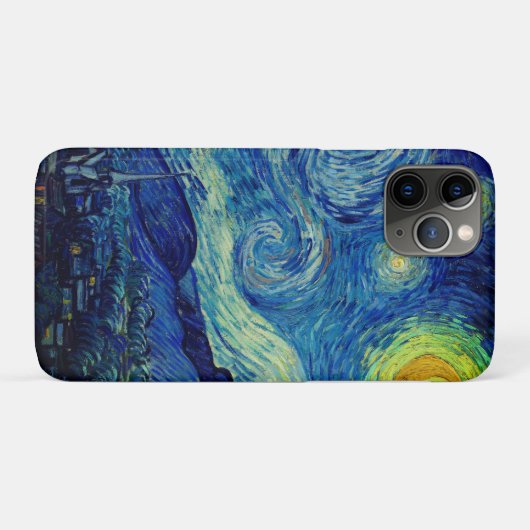 Coques Case-Mate iPhone Vincent Van Gogh "La Nuit étoilée" (Dos (Horizontal))