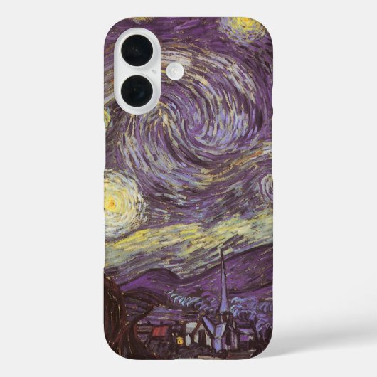 Coques Case-Mate iPhone Vincent van Gogh - Nuit étoilée (Verso)