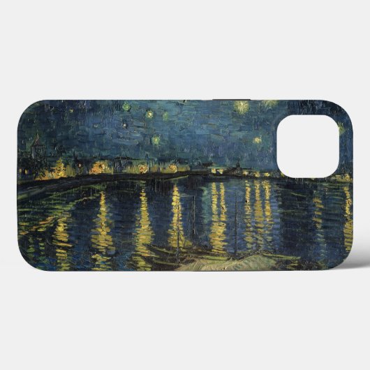 Coques Case-Mate iPhone Vincent van Gogh | Nuit étoilée sur le Rhône (Verso (horizontal))