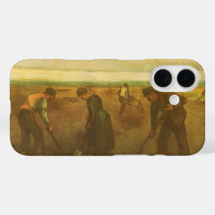 Coques iPhone 16 Vincent van Gogh - Paysans plantant des pommes de 