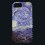 Etui iPhone Case-Mate Vincent Van Gogh Starry Nuit Vintage Art<br><div class="desc">Vincent van Gogh Starry Night Art Peinture Starry Night est un tableau de l'artiste post-impressionniste néerlandais Vincent van Gogh. Le ciel bleu de la nuit est rempli de nuages tourbillonnants, d'étoiles et d'une lune brillante croissant. La Nuit étoilée est la seule nocturne de la série de vues depuis la fenêtre...</div>