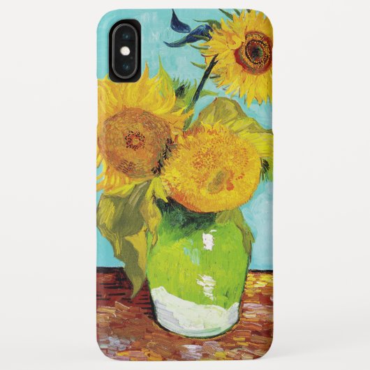 Coques Case-Mate iPhone Vincent Van Gogh Trois tournesols dans un vase (Dos)