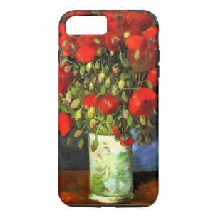 Coque iPhone 7 Plus Vincent Van Gogh Vase Avec Des Poppies Rouges Art 