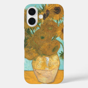 Coques iPhone 16 Vincent van Gogh - Vase avec douze tournesols