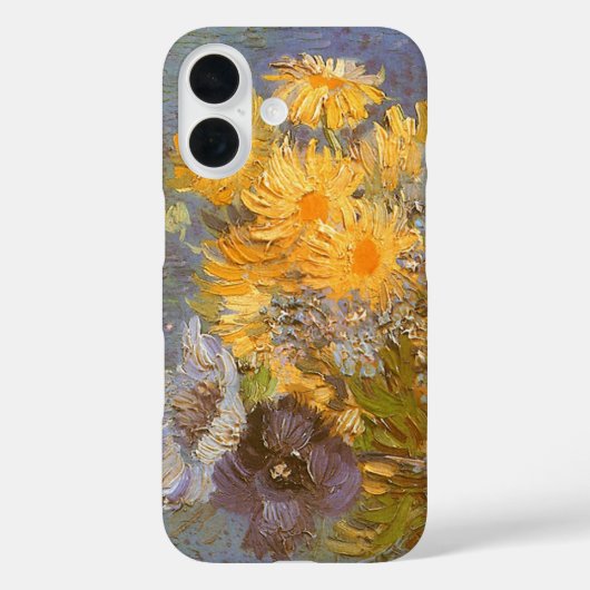 Coques Case-Mate iPhone Vincent van Gogh Vase de Lilacs, Daisées, Anémones (Verso)